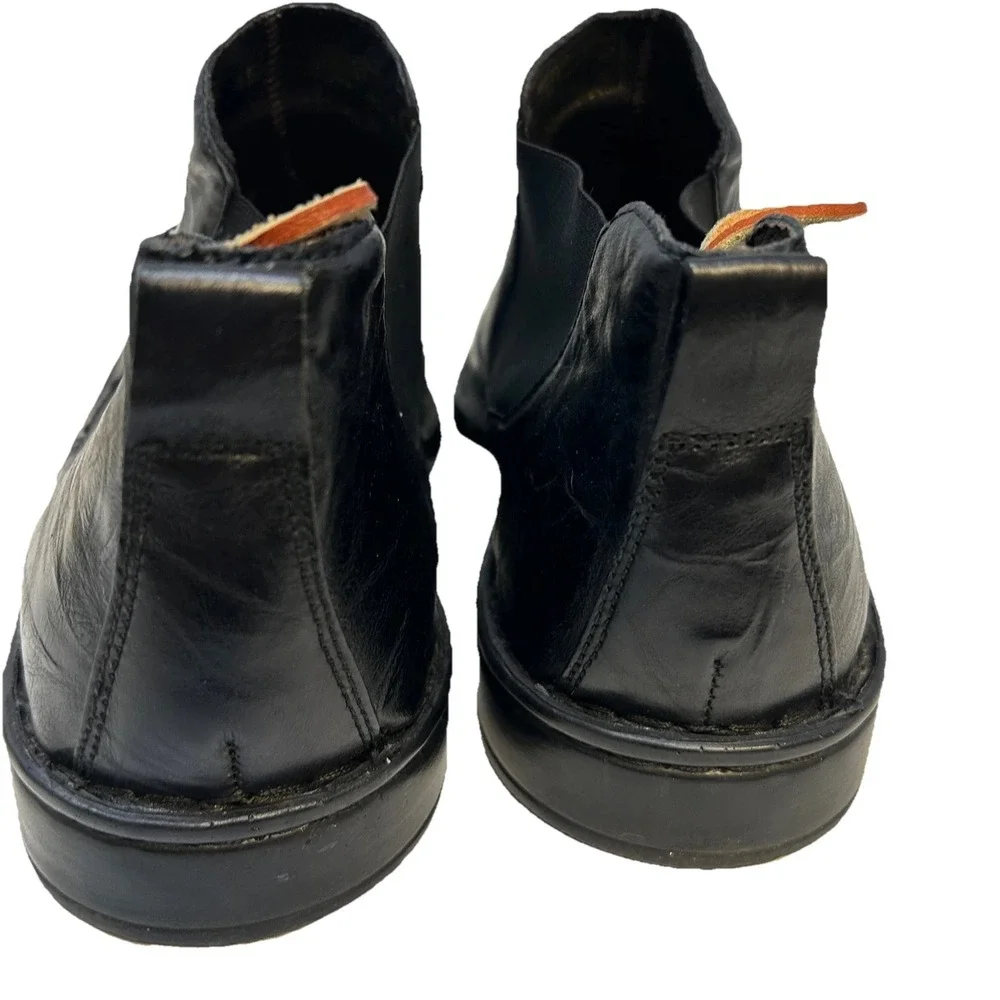 Josef Seibel‎ European Comfort Pull-On Boots Leather Black EU 45 US 11-11.5